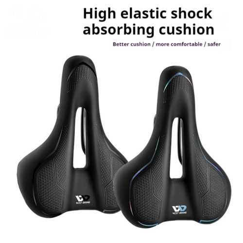 West Rider Bike High Elastic Sponge Saddle