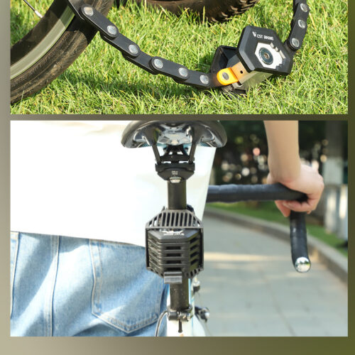 Anti-Theft Strong Security Bicycle Folding Lock With 3 Keys