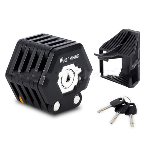 Anti-Theft Strong Security Bicycle Folding Lock With 3 Keys