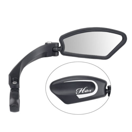 Foldable bicycle rearview mirror