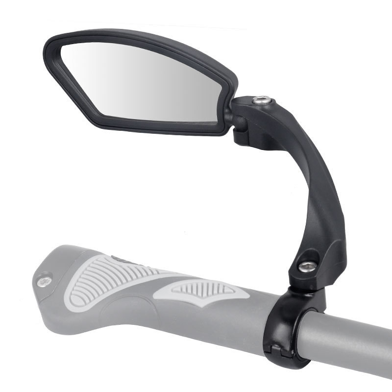 Foldable bicycle rearview mirror