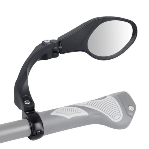 Foldable bicycle rearview mirror